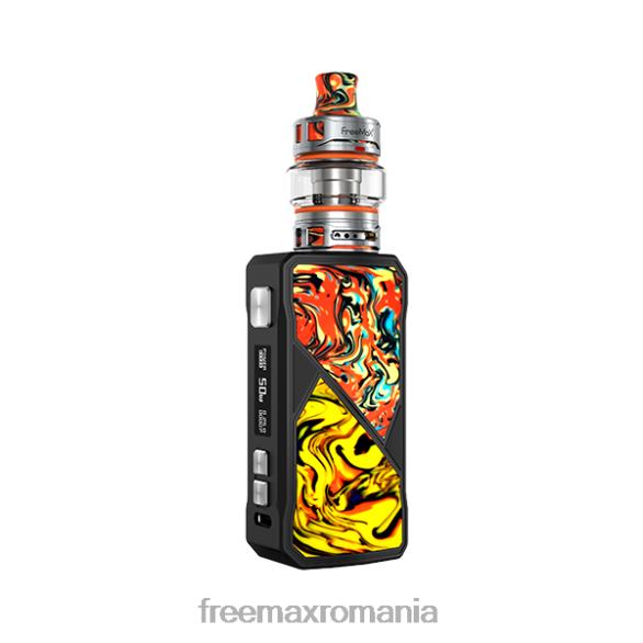 Freemax Disposable Vape - FreeMAX MAXUS kit de 50 W portocaliu-galben 40P6270